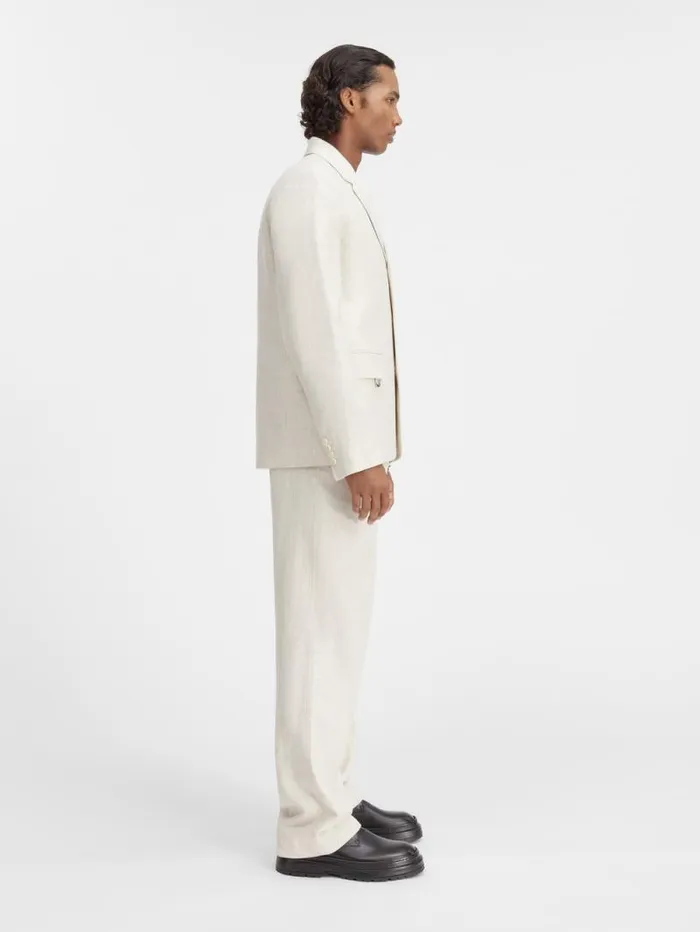 JACQUEMUS The Cabri Jacket Light Beige Men Coats and Jackets JACQUEMUS The Cabri Jacket Light Beige Men Coats and Jackets