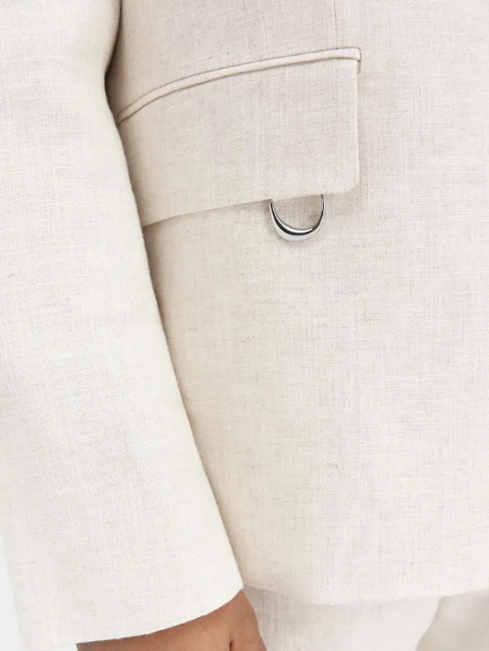 JACQUEMUS The Cabri Jacket Light Beige Men Coats and Jackets JACQUEMUS The Cabri Jacket Light Beige Men Coats and Jackets