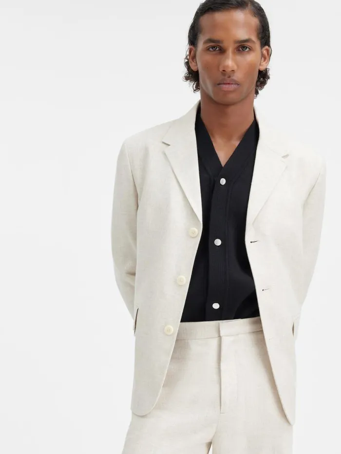 JACQUEMUS The Cabri Jacket Light Beige Men Coats and Jackets JACQUEMUS The Cabri Jacket Light Beige Men Coats and Jackets