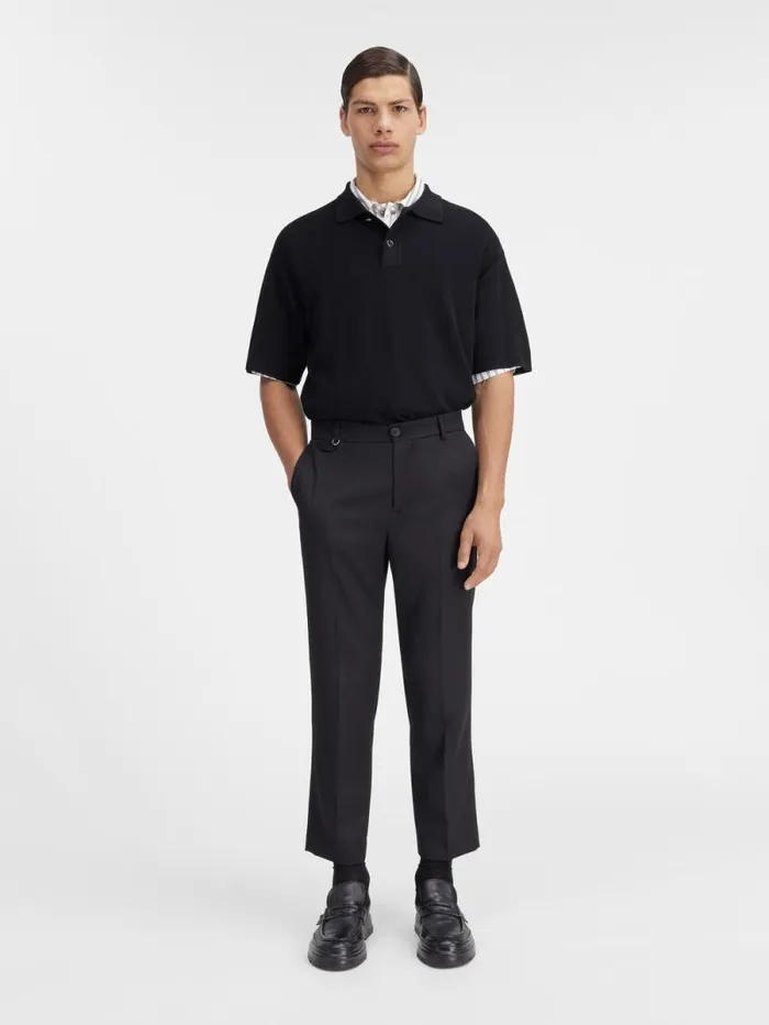 JACQUEMUS The Cabri Pants Black Men Trousers and Shorts