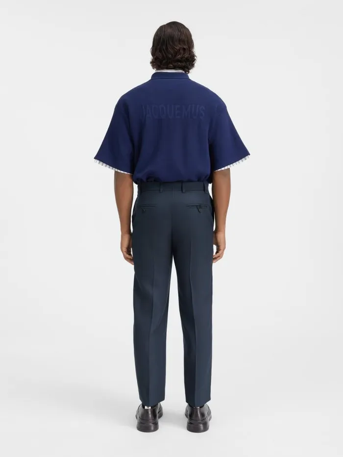 JACQUEMUS The Cabri Pants Dark Navy Men Trousers and Shorts JACQUEMUS The Cabri Pants Dark Navy Men Trousers and Shorts