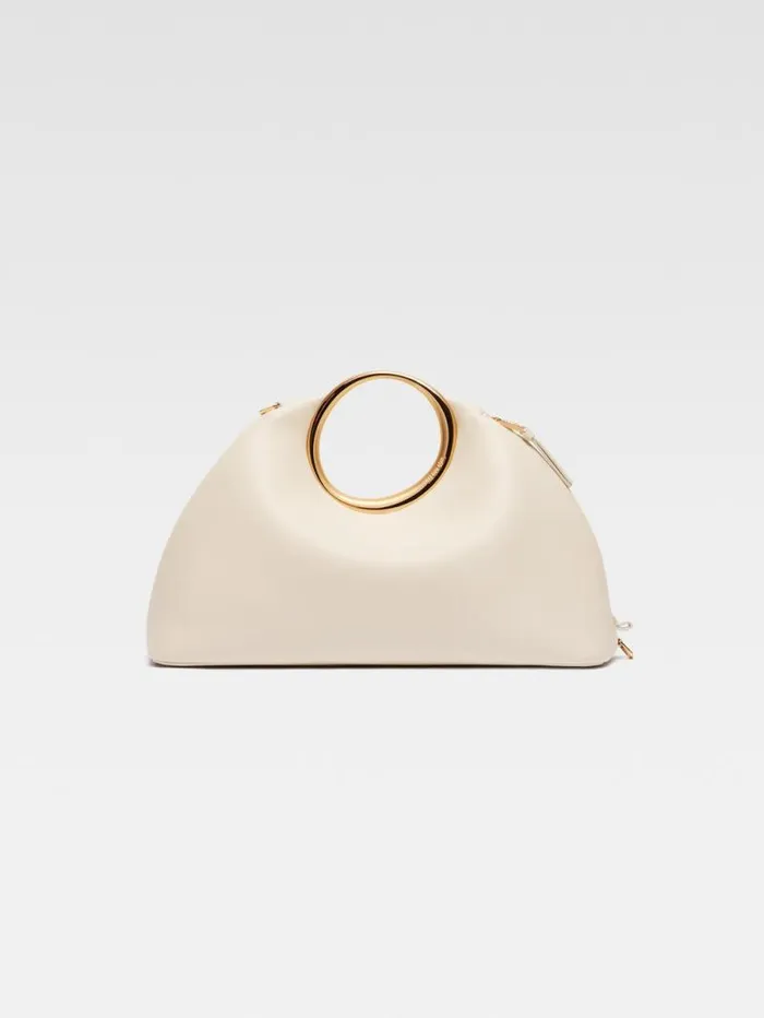 JACQUEMUS The Calino Light Ivory Women Crossbody and Handbags