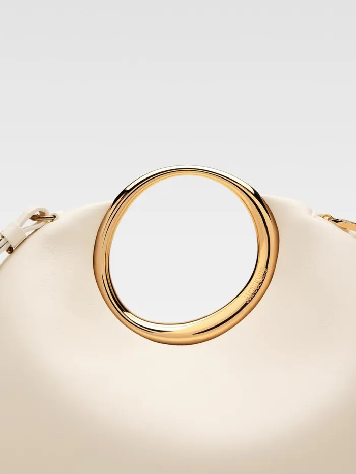 JACQUEMUS The Calino Light Ivory Women Crossbody and Handbags JACQUEMUS The Calino Light Ivory Women Crossbody and Handbags