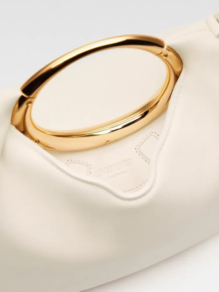 JACQUEMUS The Calino Light Ivory Women Crossbody and Handbags JACQUEMUS The Calino Light Ivory Women Crossbody and Handbags
