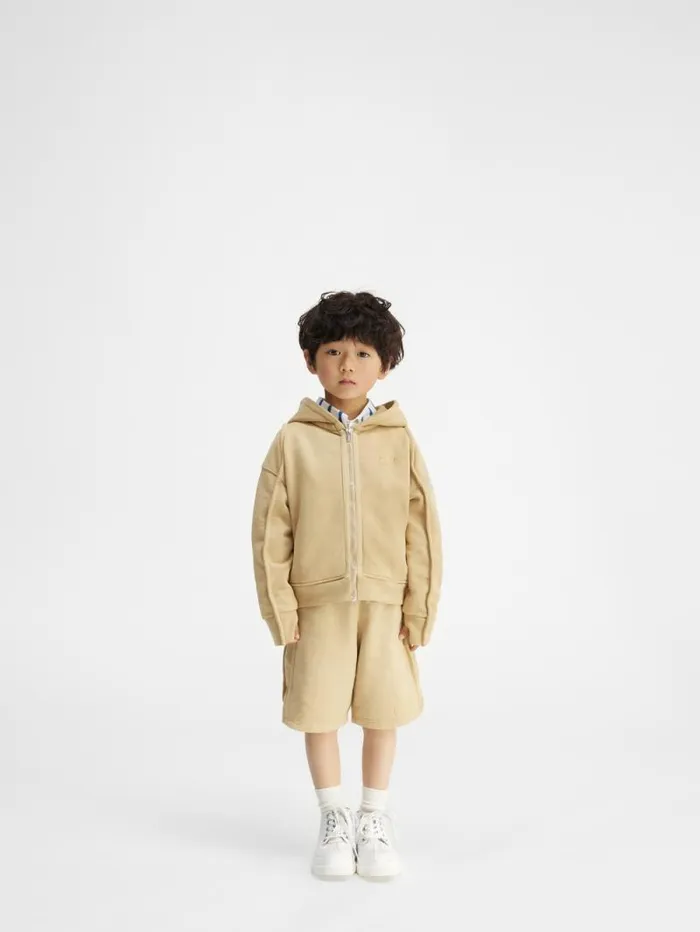 JACQUEMUS The Camargue Kids039 Shorts Dark Beige WomenMen Bottoms