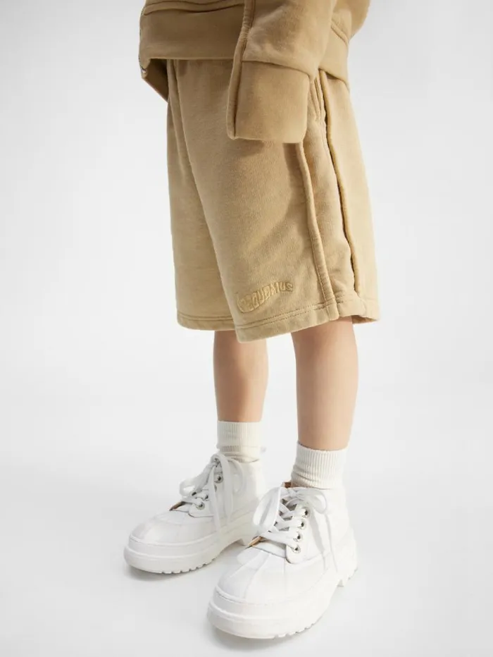JACQUEMUS The Camargue Kids039 Shorts Dark Beige WomenMen Bottoms