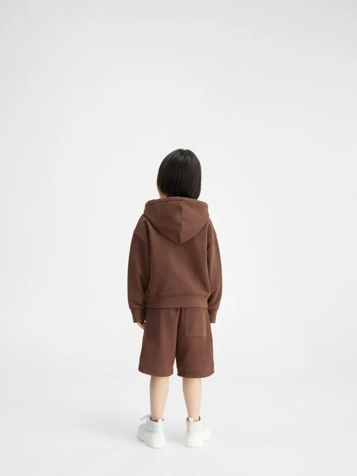 JACQUEMUS The Camargue Kids039 Zipped Sweatshirt Dark Brown WomenMen Tops