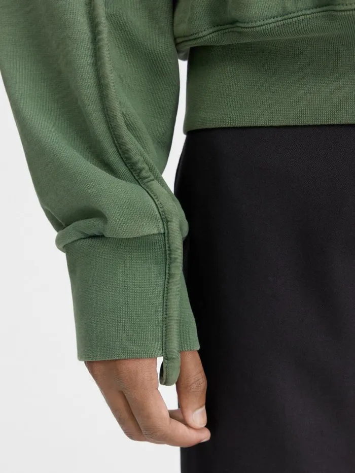 JACQUEMUS The Camargue Sweatshirt Dark Green Men Sweatshirts and Joggings JACQUEMUS The Camargue Sweatshirt Dark Green Men Sweatshirts and Joggings