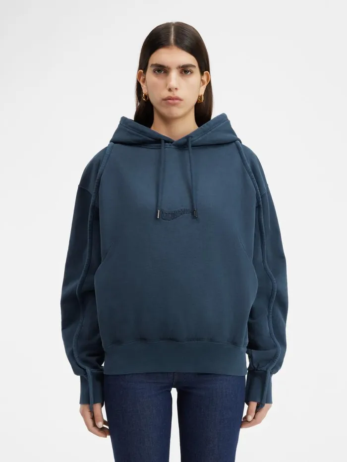 JACQUEMUS The Camargue Sweatshirt Dark Navy WomenMen Sweatshirts and Joggings