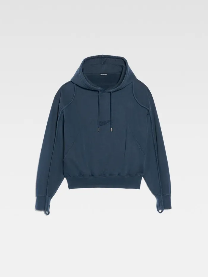 JACQUEMUS The Camargue Sweatshirt Dark Navy WomenMen Sweatshirts and Joggings