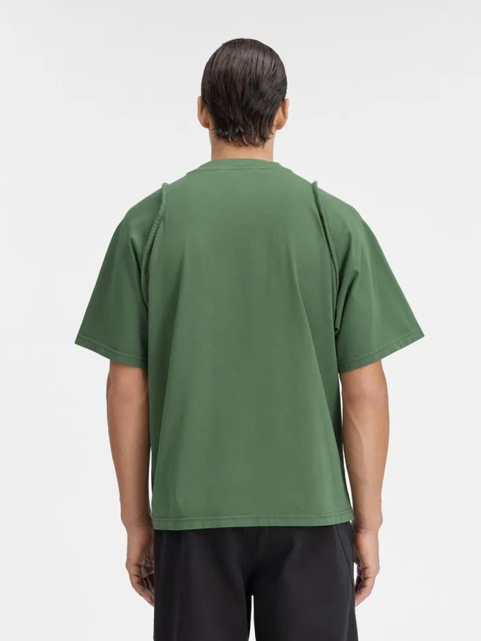 JACQUEMUS The Camargue Tshirt Dark Green Men Tshirts JACQUEMUS The Camargue Tshirt Dark Green Men Tshirts