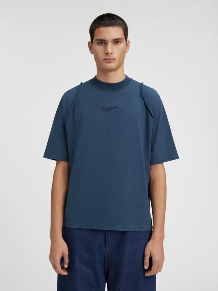 JACQUEMUS The Camargue Tshirt Dark Navy Men Tshirts
