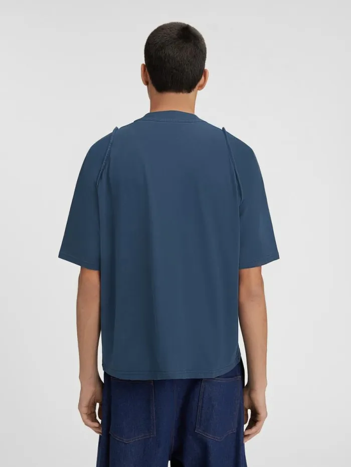 JACQUEMUS The Camargue Tshirt Dark Navy Men Tshirts JACQUEMUS The Camargue Tshirt Dark Navy Men Tshirts