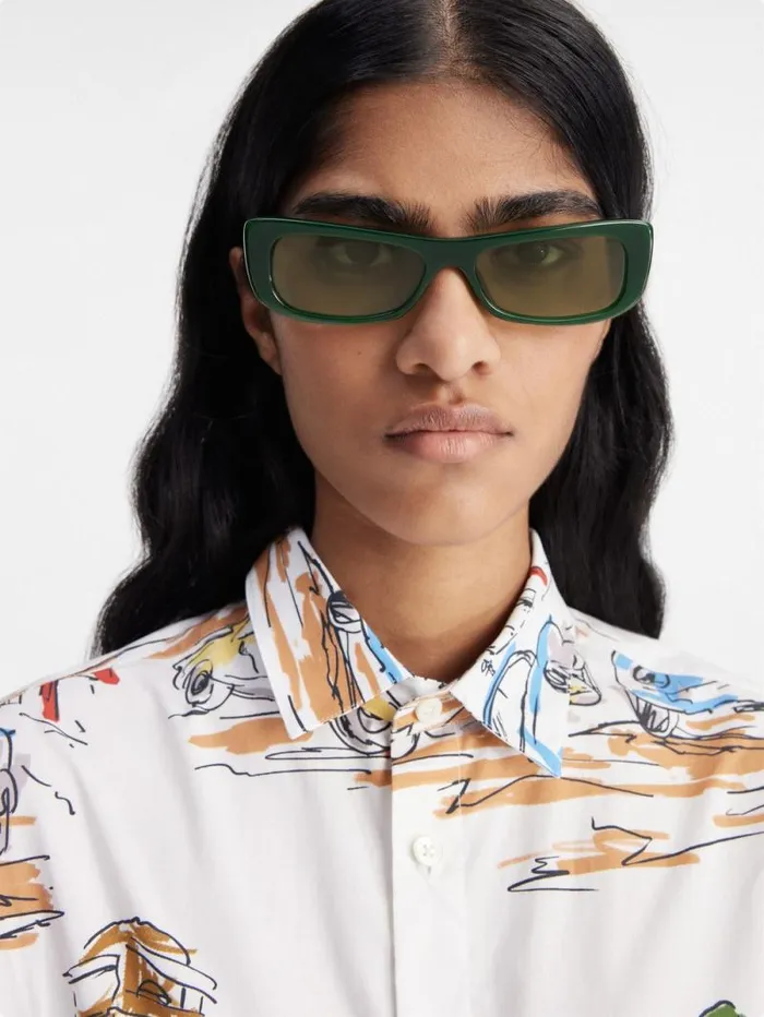 JACQUEMUS The Capri Sunglasses Dark Green WomenMen Sunglasses JACQUEMUS The Capri Sunglasses Dark Green WomenMen Sunglasses