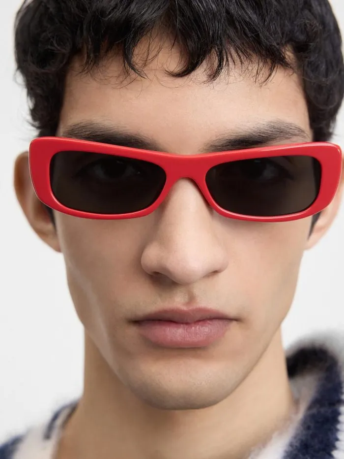 JACQUEMUS The Capri Sunglasses Red WomenMen Sunglasses JACQUEMUS The Capri Sunglasses Red WomenMen Sunglasses