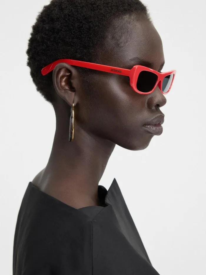 JACQUEMUS The Capri Sunglasses Red WomenMen Sunglasses JACQUEMUS The Capri Sunglasses Red WomenMen Sunglasses