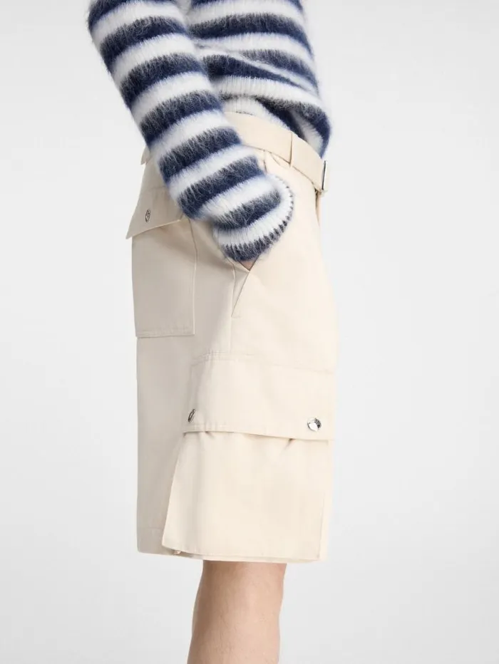 JACQUEMUS The Cargo Bermuda Shorts Beige Men Trousers and Shorts JACQUEMUS The Cargo Bermuda Shorts Beige Men Trousers and Shorts
