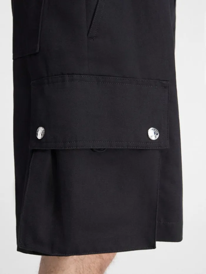 JACQUEMUS The Cargo Bermuda Shorts Black Men Trousers and Shorts JACQUEMUS The Cargo Bermuda Shorts Black Men Trousers and Shorts