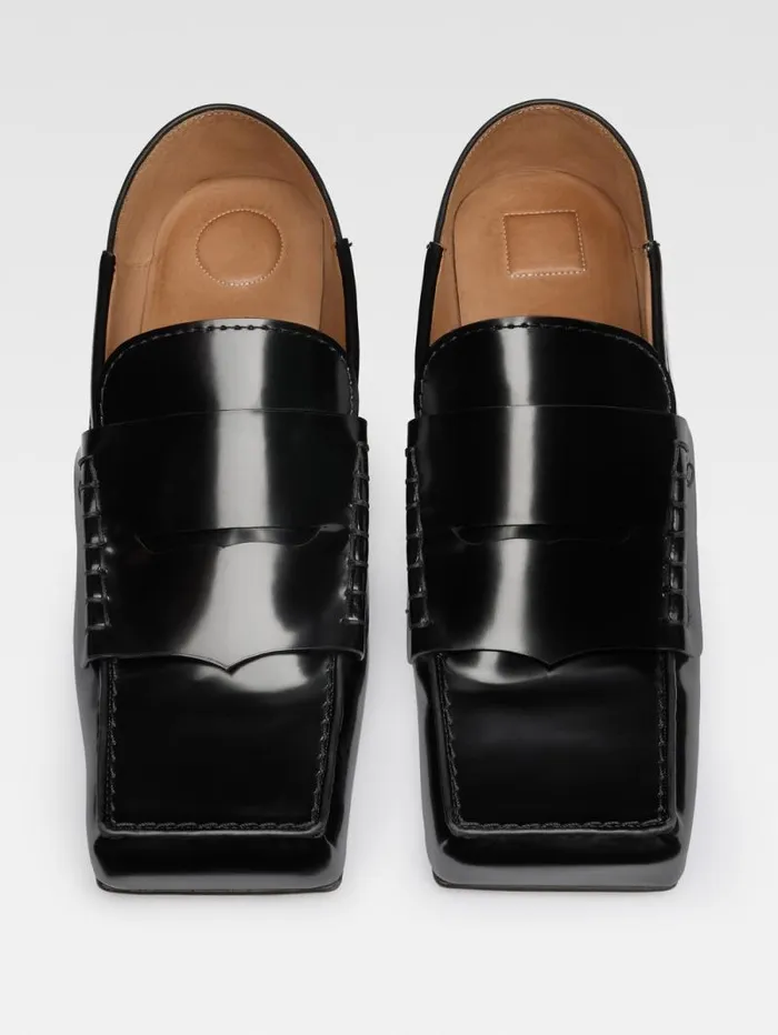 JACQUEMUS The Carr Loafers Black Men Shoes JACQUEMUS The Carr Loafers Black Men Shoes