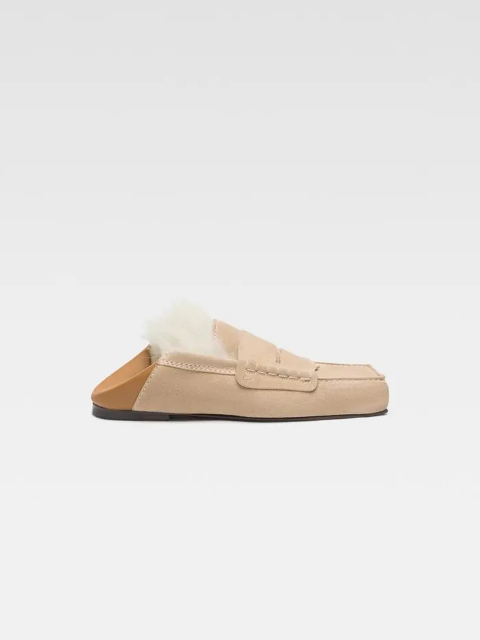 JACQUEMUS The Carr Loafers Dark Beige Women Shoes