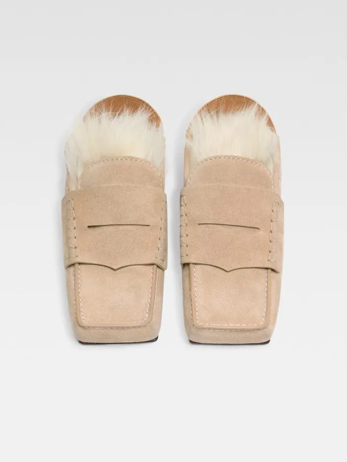 JACQUEMUS The Carr Loafers Dark Beige Women Shoes JACQUEMUS The Carr Loafers Dark Beige Women Shoes