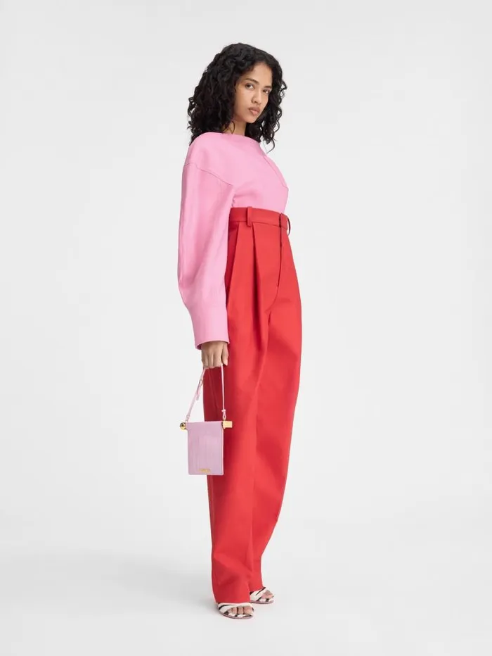 JACQUEMUS The Casaco Top Pink Women Tops and Shirts JACQUEMUS The Casaco Top Pink Women Tops and Shirts