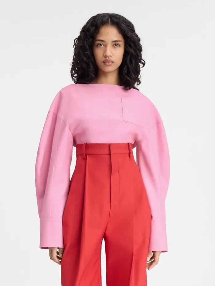 JACQUEMUS The Casaco Top Pink Women Tops and Shirts JACQUEMUS The Casaco Top Pink Women Tops and Shirts