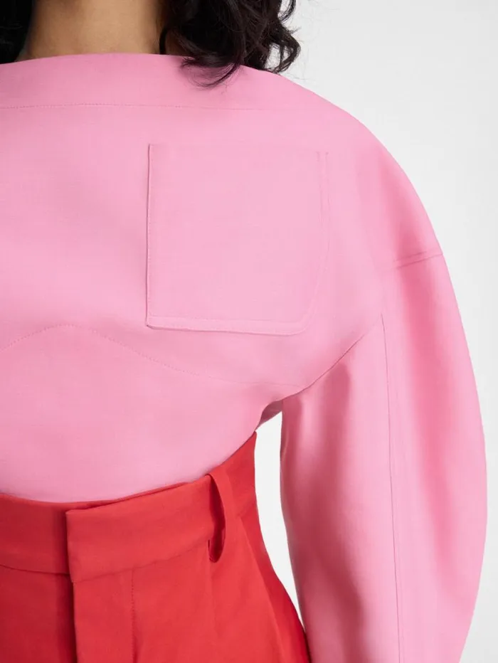 JACQUEMUS The Casaco Top Pink Women Tops and Shirts JACQUEMUS The Casaco Top Pink Women Tops and Shirts