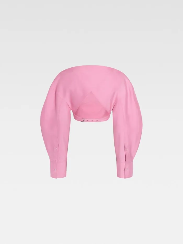 JACQUEMUS The Casaco Top Pink Women Tops and Shirts JACQUEMUS The Casaco Top Pink Women Tops and Shirts