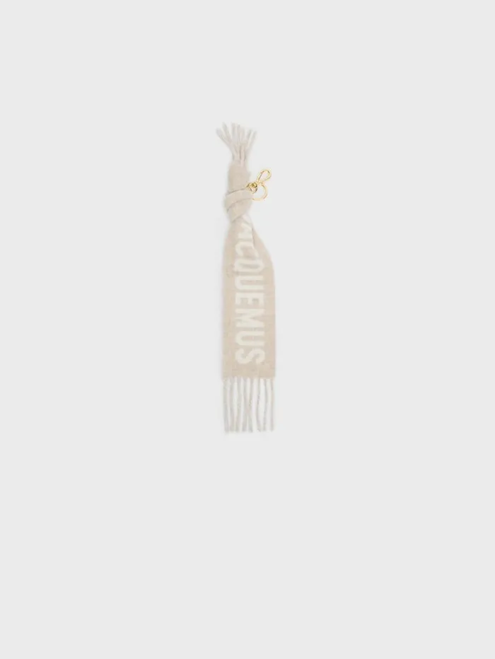 JACQUEMUS The charpe Keychain Multibeige WomenMen Textile Accessories