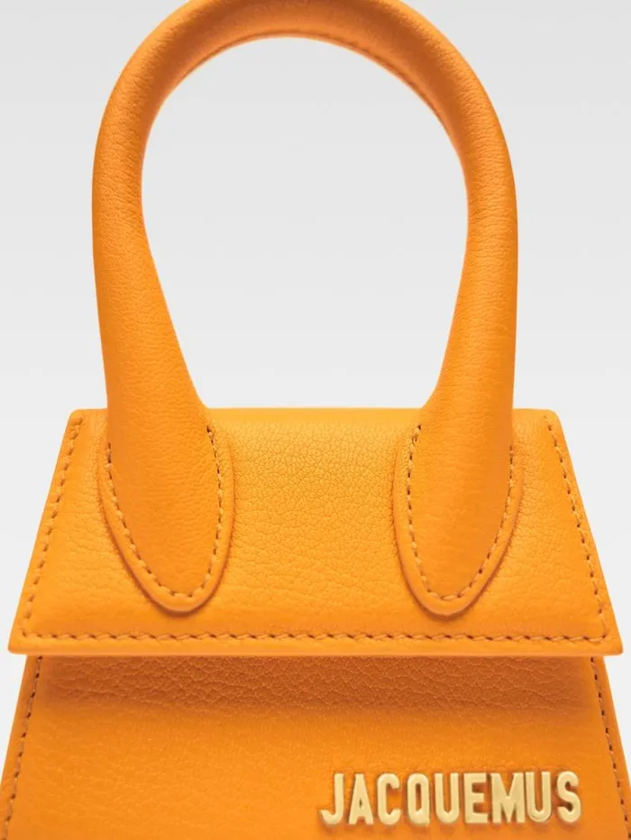 JACQUEMUS The Chiquito Dark Orange Women Crossbody and Handbags JACQUEMUS The Chiquito Dark Orange Women Crossbody and Handbags