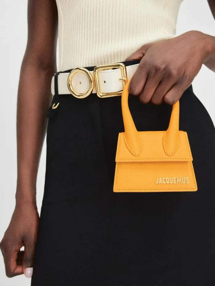 JACQUEMUS The Chiquito Dark Orange Women Crossbody and Handbags JACQUEMUS The Chiquito Dark Orange Women Crossbody and Handbags
