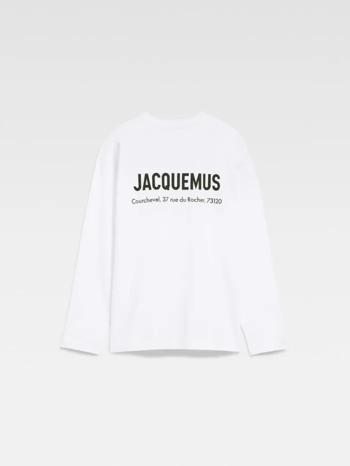 JACQUEMUS The Courchevel Address Tshirt Courchevel White WomenMen Tshirts JACQUEMUS The Courchevel Address Tshirt Courchevel White WomenMen Tshirts