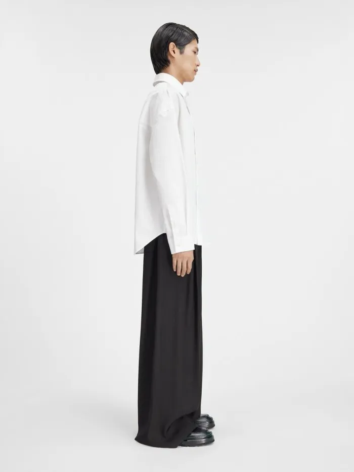JACQUEMUS The Cuadro Shirt White Men Shirts JACQUEMUS The Cuadro Shirt White Men Shirts