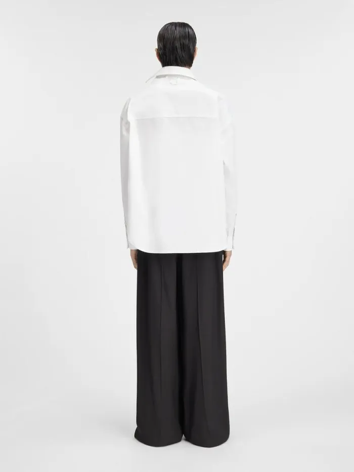 JACQUEMUS The Cuadro Shirt White Men Shirts JACQUEMUS The Cuadro Shirt White Men Shirts