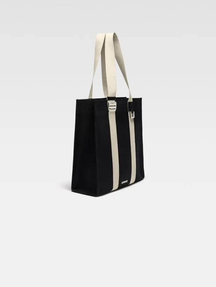 JACQUEMUS The Cuerda Shopper Bag Black WomenMen Shoulder Bags JACQUEMUS The Cuerda Shopper Bag Black WomenMen Shoulder Bags