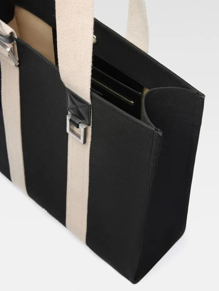 JACQUEMUS The Cuerda Shopper Bag Black WomenMen Shoulder Bags JACQUEMUS The Cuerda Shopper Bag Black WomenMen Shoulder Bags