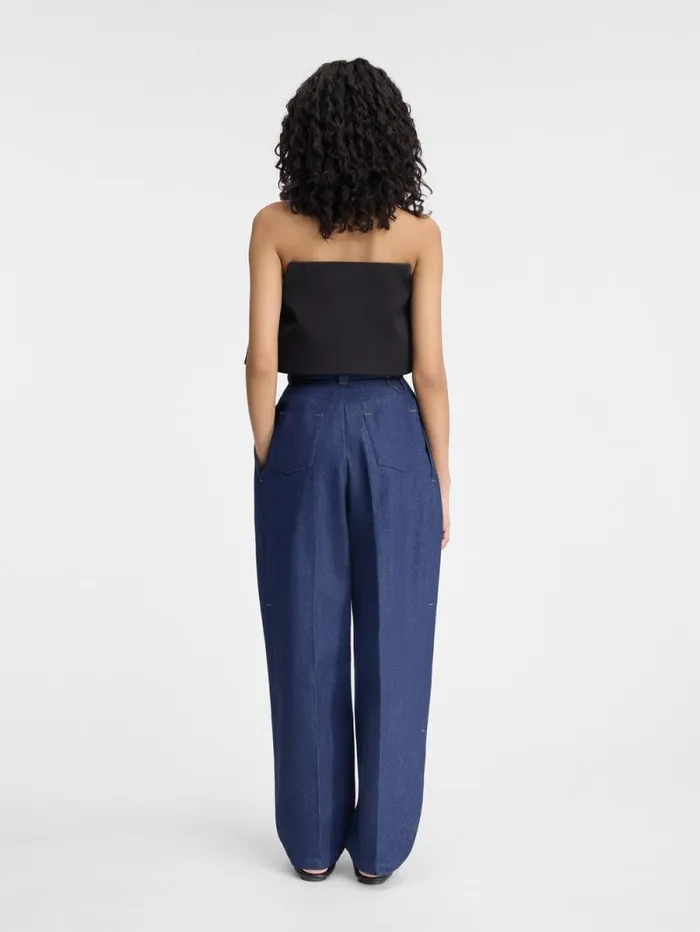 JACQUEMUS The Curzio DeNmes Denim Pants Navy Women Denim