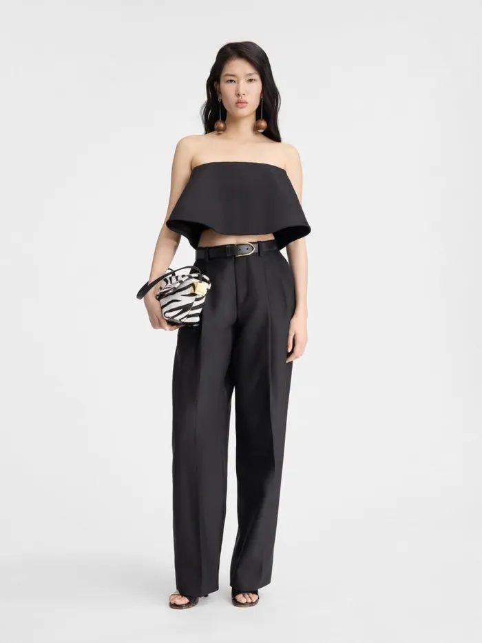 JACQUEMUS The Curzio Pants Black Women Trousers and Shorts