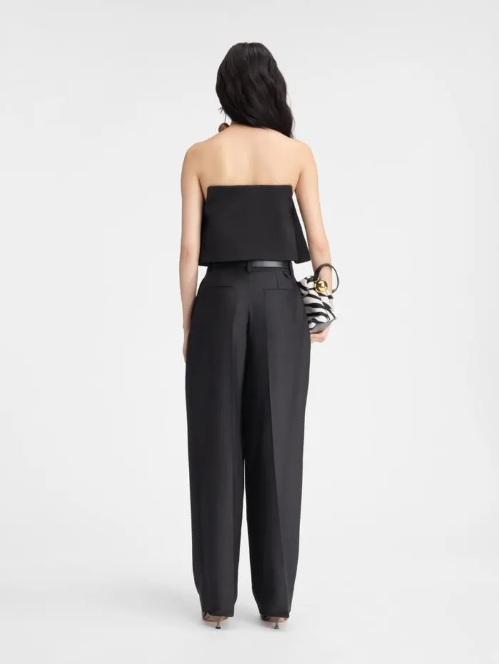 JACQUEMUS The Curzio Pants Black Women Trousers and Shorts JACQUEMUS The Curzio Pants Black Women Trousers and Shorts