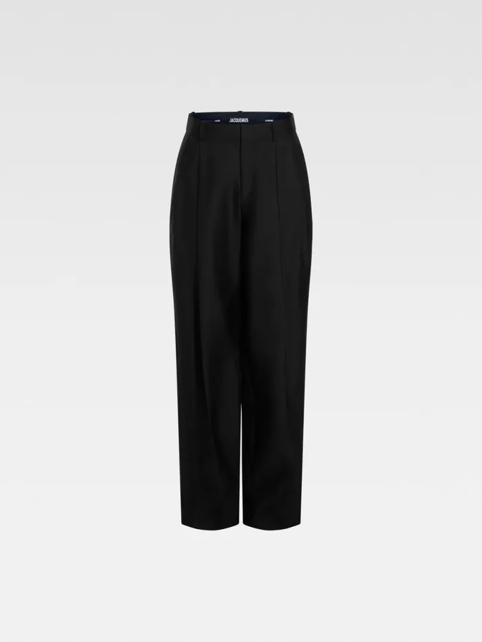 JACQUEMUS The Curzio Pants Black Women Trousers and Shorts JACQUEMUS The Curzio Pants Black Women Trousers and Shorts