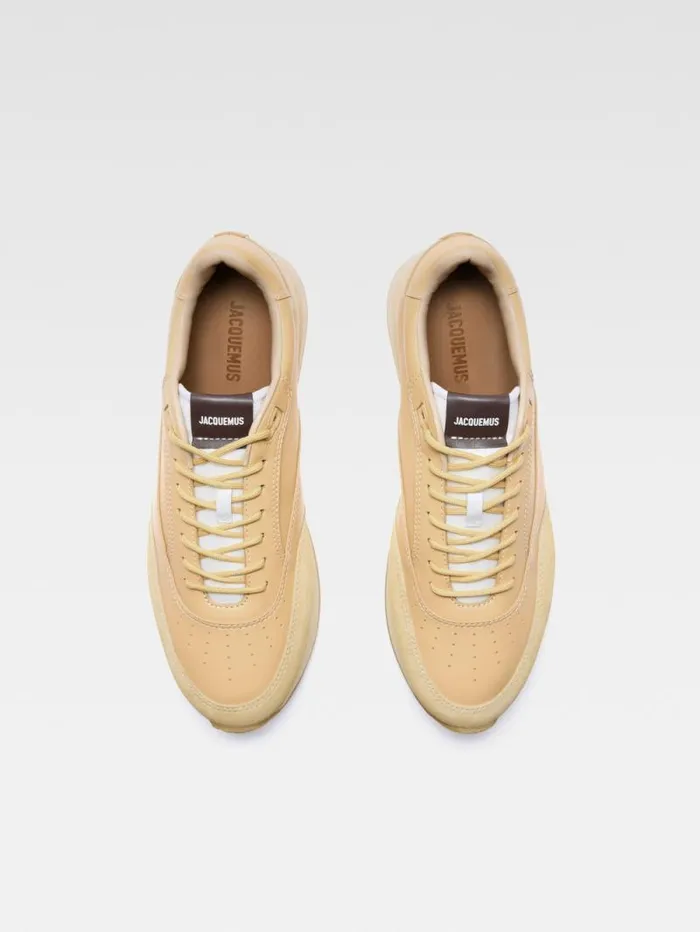 JACQUEMUS The Daddy Sneakers Pale Yellow WomenMen Shoes