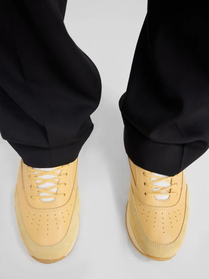 JACQUEMUS The Daddy Sneakers Pale Yellow WomenMen Shoes