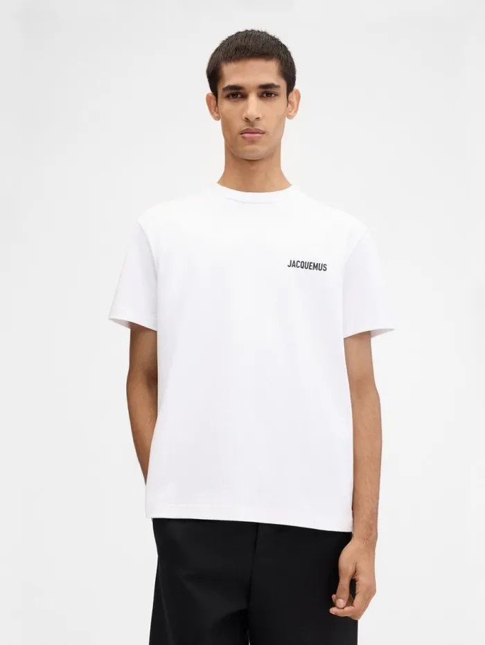 JACQUEMUS The Dubai Address Tshirt Dubai White WomenMen Tshirts