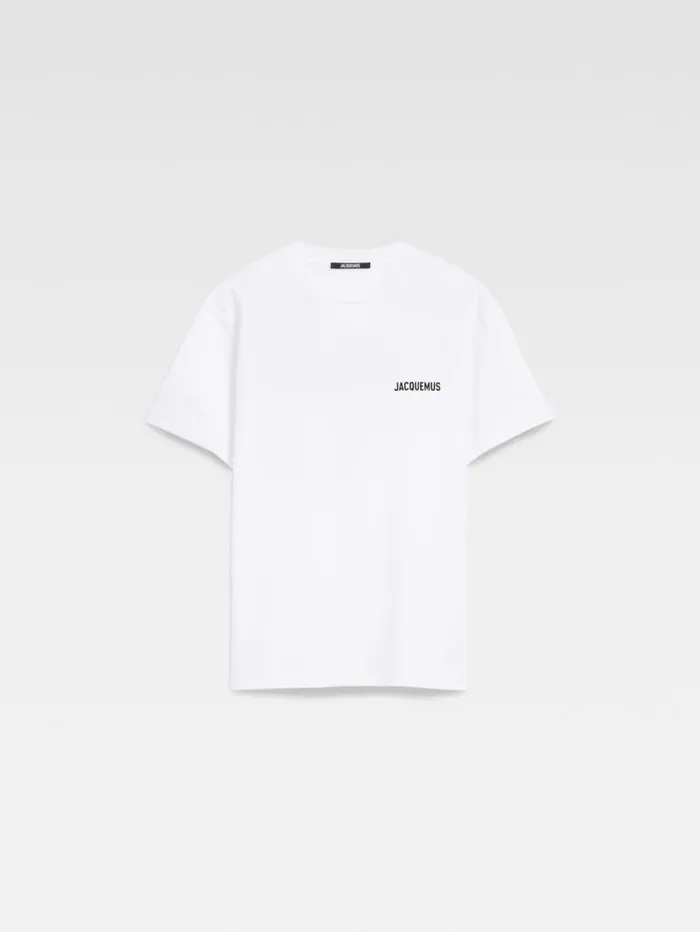 JACQUEMUS The Dubai Address Tshirt Dubai White WomenMen Tshirts