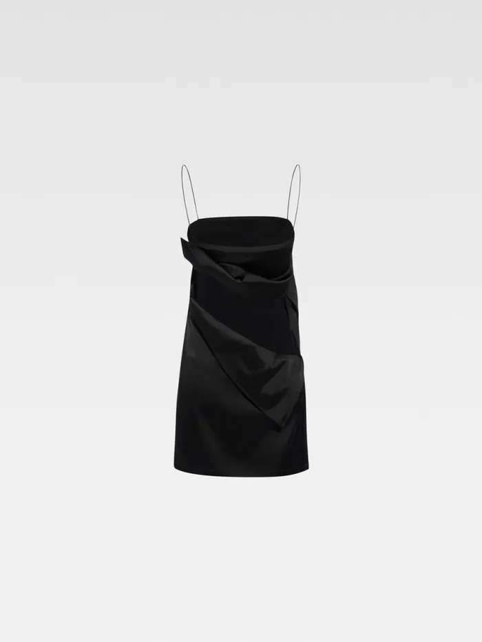 JACQUEMUS The Elica Dress Black Women Dresses and Skirts JACQUEMUS The Elica Dress Black Women Dresses and Skirts