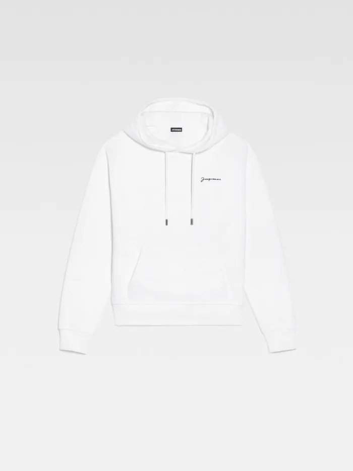 JACQUEMUS The Embroidered Sweatshirt White WomenMen Sweatshirts and Joggings