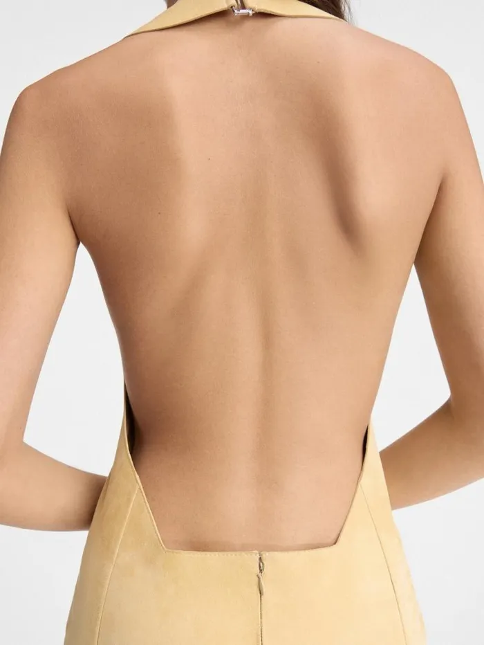 JACQUEMUS The Favola Long Dress Beige Women Dresses and Skirts JACQUEMUS The Favola Long Dress Beige Women Dresses and Skirts