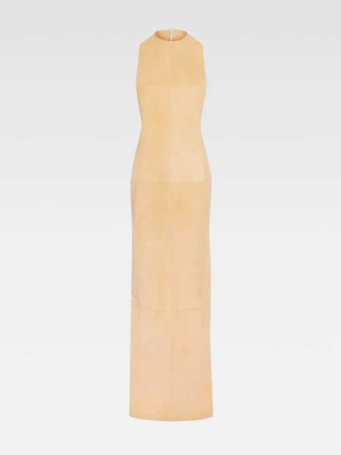 JACQUEMUS The Favola Long Dress Beige Women Dresses and Skirts JACQUEMUS The Favola Long Dress Beige Women Dresses and Skirts
