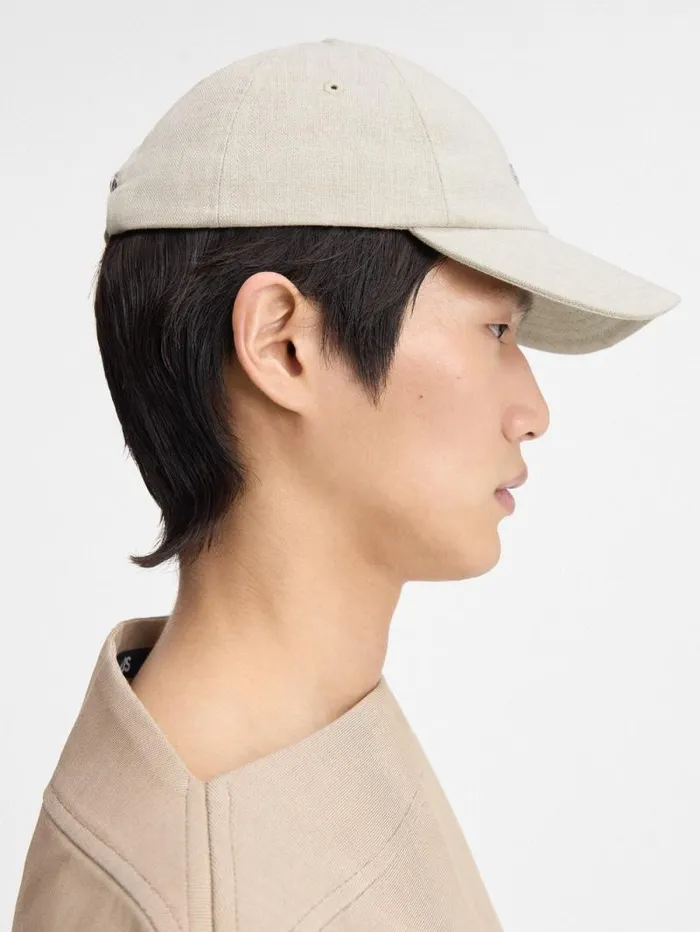 JACQUEMUS The Gadjo Cap Light Greige WomenMen Hats